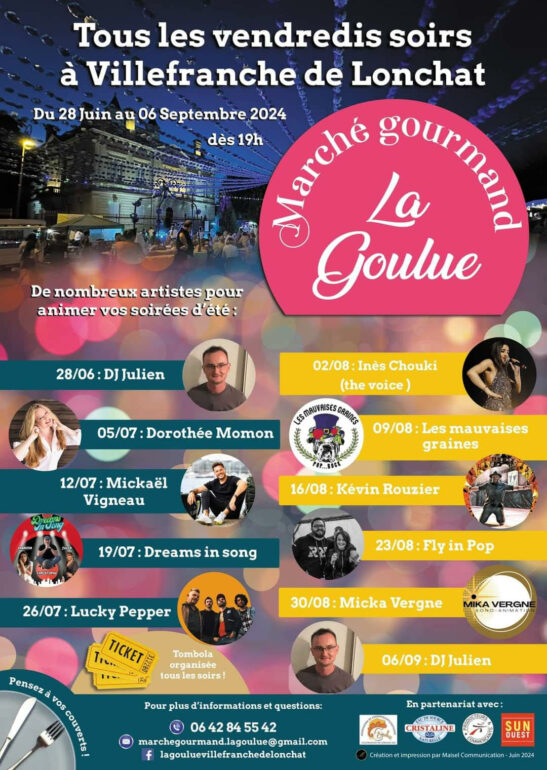 28 juin au 6 septembre